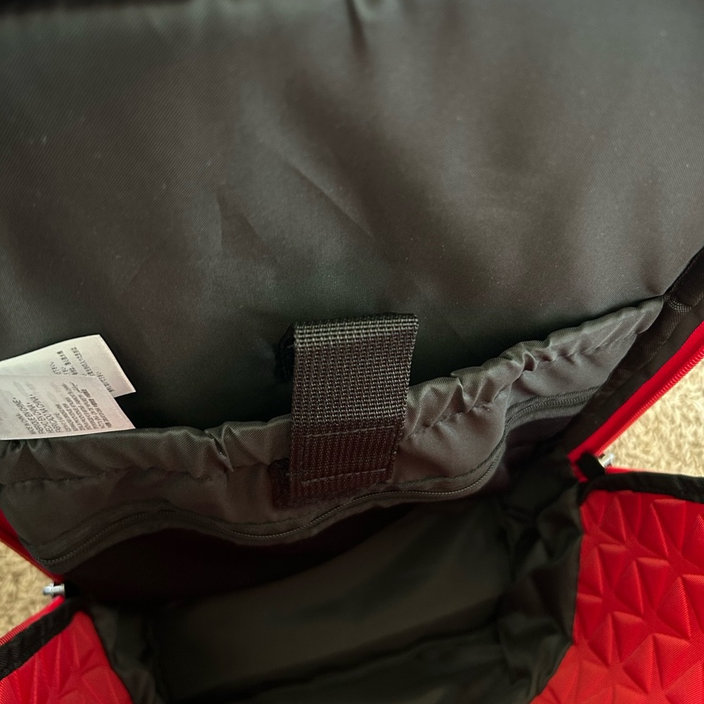 Nike Air Jordan Red Geometric Backpack - Picture 7 of 9